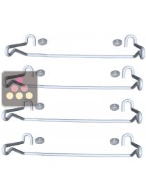 Pack of 4 Chain My Wine brackets for wall or ceiling fixing  CHAIN MY WINE