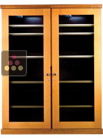Combined 2 Single temperature wine service & storage cabinets CALICE