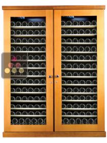 Combined 2 Single temperature wine service & storage cabinets CALICE