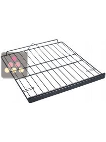 Steel wire storage shelf with wooden front  CLIMADIFF