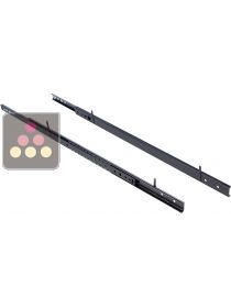 Set of 2 rails for 1 sliding shelf AVINTAGE