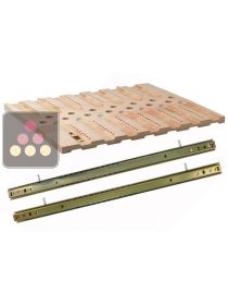 Sliding shelf Collector reversible - bordeaux / burgundy AVINTAGE