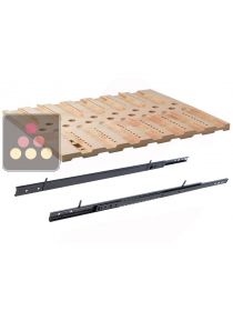 Sliding shelf Collector reversible bordeaux / burgundy AVINTAGE