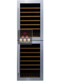 Dual temperature built in wine service cabinet AVINTAGE