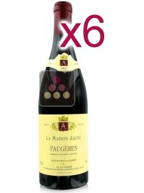 6 Bottles of Faugères Red 2016 - JM Alquier Domain - Cuvée Maison Jaune Sélection Vin