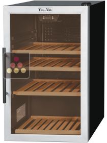 Multi-temperature wine service and storage cabinet VIN sur VIN
