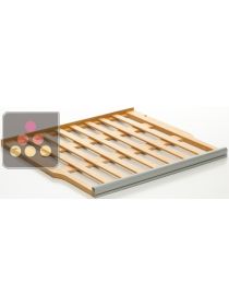 Wooden storage shelf with metallic front for Dometic wine cabinet DOMETIC