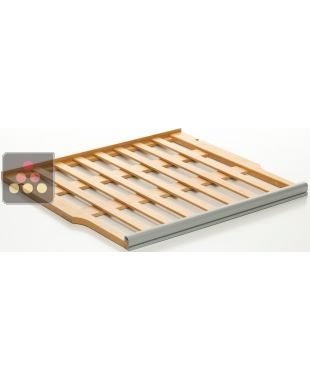 Wooden storage shelf with metallic front for Dometic wine cabinet DOMETIC