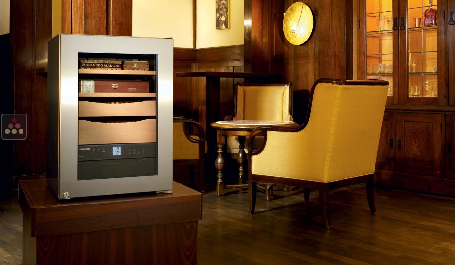 Cigar Humidor with temperature and humidity control.
