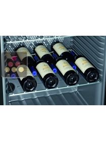 shelf : chromed steel / empreinte for the Vinothek ranks
 LIEBHERR