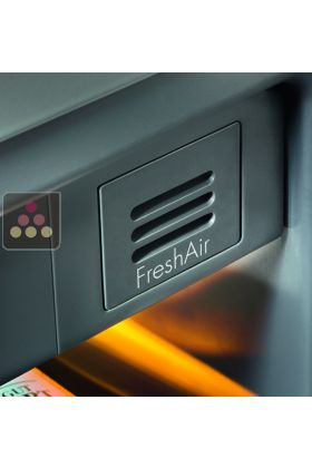 Active carbon filter for wine cabinets
