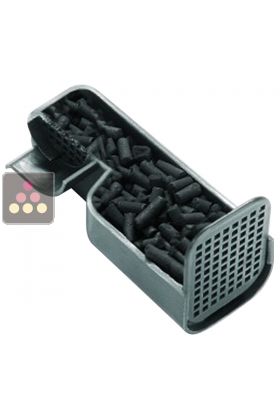 Active carbon filter for wine cabinets
