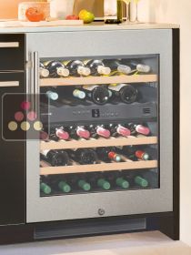 Wine cabinet for the storage and service of wine with 2 temperatures - can be fitted
 LIEBHERR
