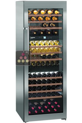 Wine cabinet for the storage and service of wine
