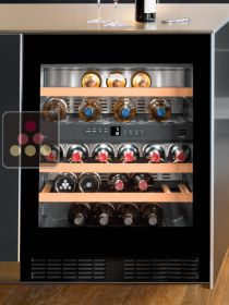 Dual temperature wine cabinet for storage and service - can be fitted
 LIEBHERR