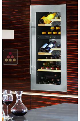 Multi-purpose wine cabinet for the storage and service of wine - can be fitted
