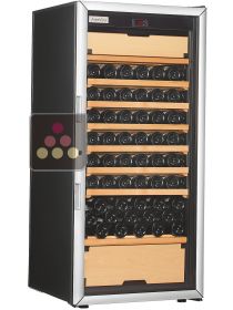 Multi-Purpose Ageing and Service Wine Cabinet for fresh and red wines - Sliding shelves ARTEVINO