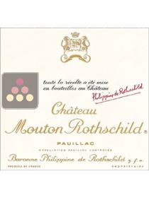 Red Wine Mouton Rothschild - Pauillac 1° Cru Classé - 2001 0.75 L Sélection Vin
