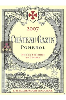 Red Wine Gazin - Pomerol - 2007 0.75 L