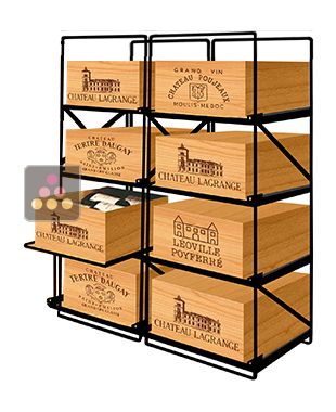 The only solution for storing 8 cases of wine and 96 bottles MODULORACK
