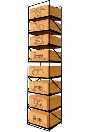 The only solution for storing 8 cases of wine and 96 bottles