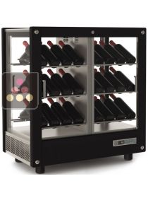 4-sided refrigerated display cabinet for storage or service of wine
 CALICE