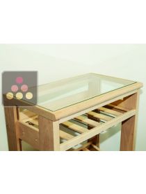 Upper glass unit for  Wooden storage Visiobois VISIORACK