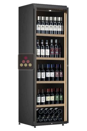 Single temperature freestanding wine cabinet for storage or service - Standing bottles - Left hinged