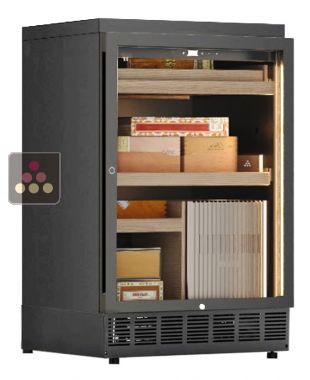 Built-in cigar Humidor with temperature and hygrometry management CALICE