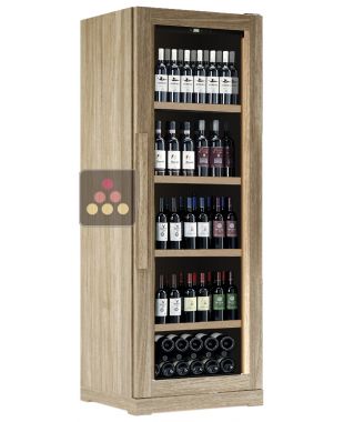 Single temperature freestanding wine cabinet for storage or service - Standing bottles CALICE