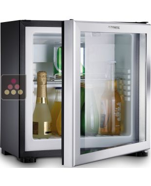 Silent minibar with glass door - can be fitted - 18L - Hinges on the left hand side DOMETIC