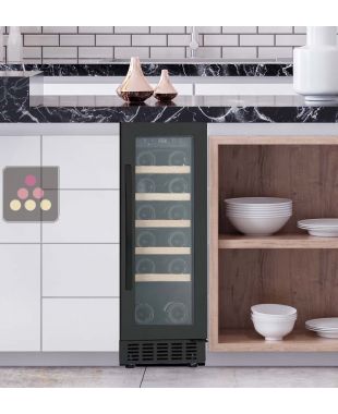 Mono-temperature built-in wine service cabinet CAVISS