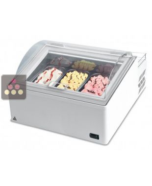 3 or 6 flavors ice counter TECFRIGO