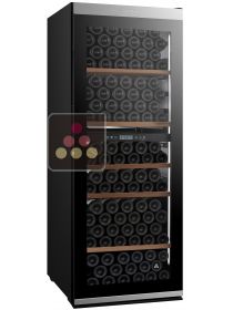 Connected 2 temperature wine cabinet for service and storage  CLIMADIFF