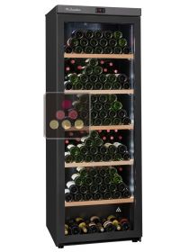 Multi-temperature wine cabinet for service and storage La SOMMELIERE