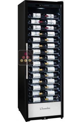 Single-temperature wine cabinet for service or storage