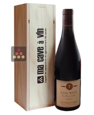 Bottle of Côte Rôtie 2021 - Madinière - Domaine Yves Cuilleron - Wooden box Sélection Vin