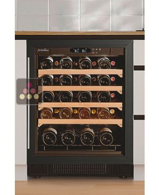 Multi temperature built-in wine service and storage cabinet - Sliding shelves - Second choice ARTEVINO