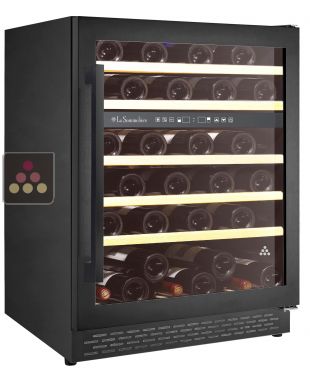 Dual temperature wine cabinet for service La SOMMELIERE
