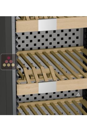 Set of 5 aluminum labels for wooden shelves