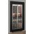 Built-in multi-temperature wine display cabinet for storage or service - 36cm deep - Mixed shelves - Flat frame