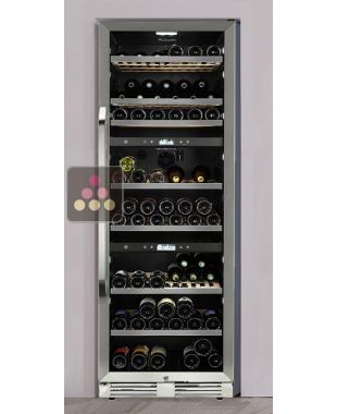 Built-in 3 temperature wine cabinet for service or storage La SOMMELIERE