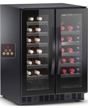 Dual temperature wine cabinet for service and/or for storage - Full Glass door - Second choice DOMETIC