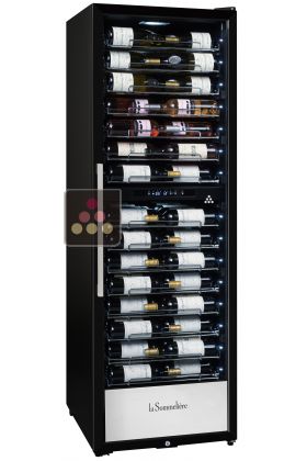 Double-temperature wine cabinet for service or storage