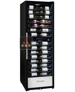 Double-temperature wine cabinet for service or storage La SOMMELIERE