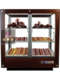 4-sided refrigerated display cabinet for chocolate storage CALICE DESIGN