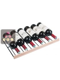 Steel wire half shelf for storage with wooden front for Climadiff Wine Cabinet CLIMADIFF