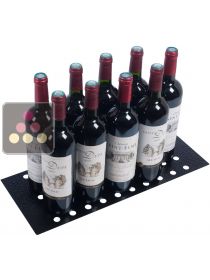 Perforated metallic stand for vertical bottle storage AVINTAGE