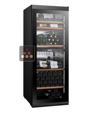 Connected 2 temperature wine cabinet for service and storage  CLIMADIFF