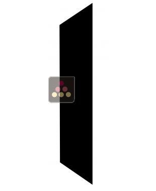 Right side panel for Calice Design TECA display case - All black finish CALICE DESIGN